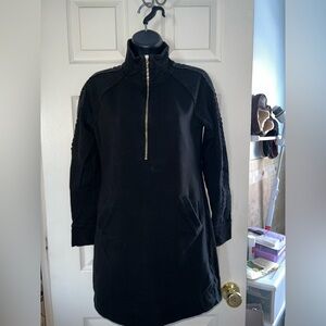 Lilly Pulitzer Skipper Solid Black Popover Dress